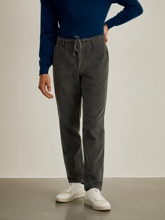 Slim fit corduroy pants