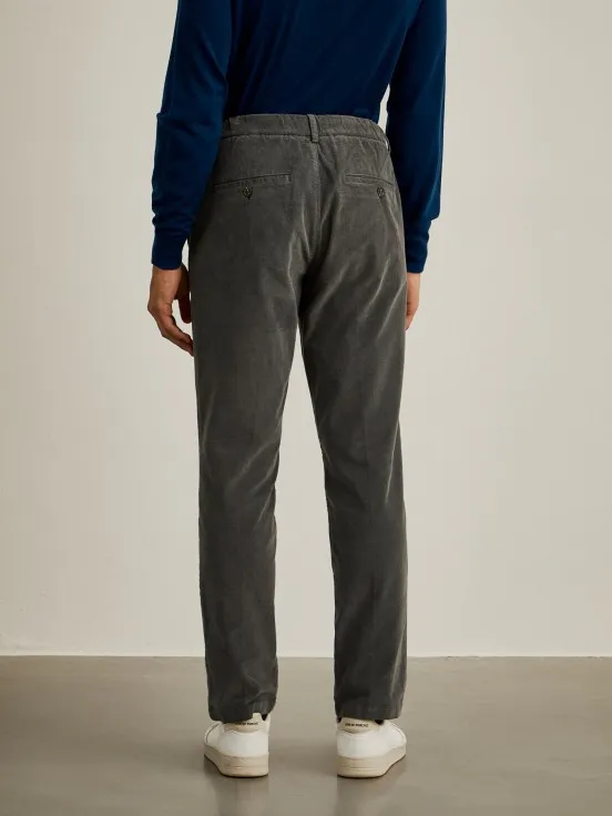 Slim fit corduroy pants