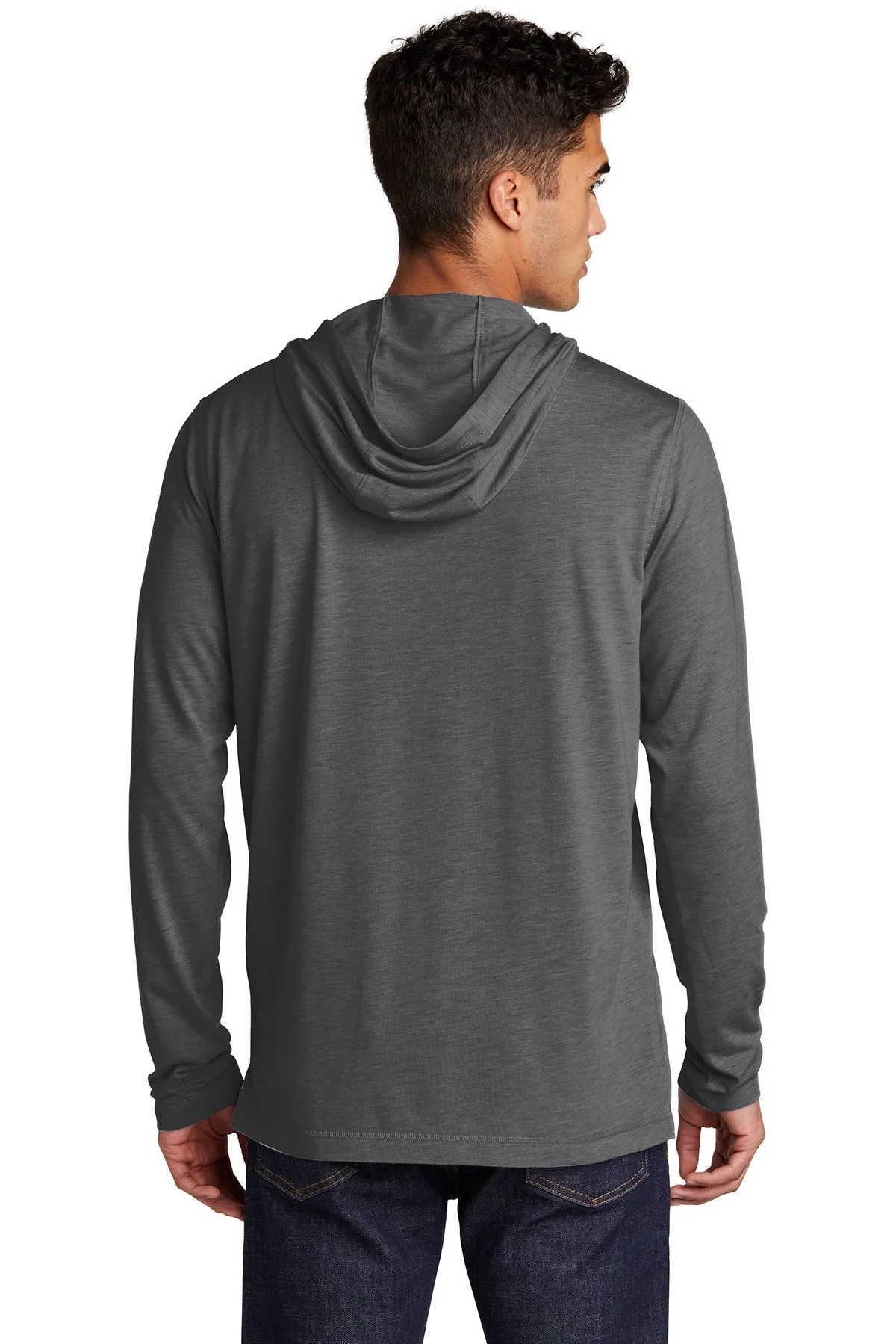 Sport-Tek PosiCharge Tri-Blend Long Sleeve Hoodie, Dark Grey Heather [Lucid Motors]