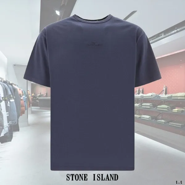 STONE ISLAND  |Crew Neck Pullovers Unisex Street Style Plain Cotton