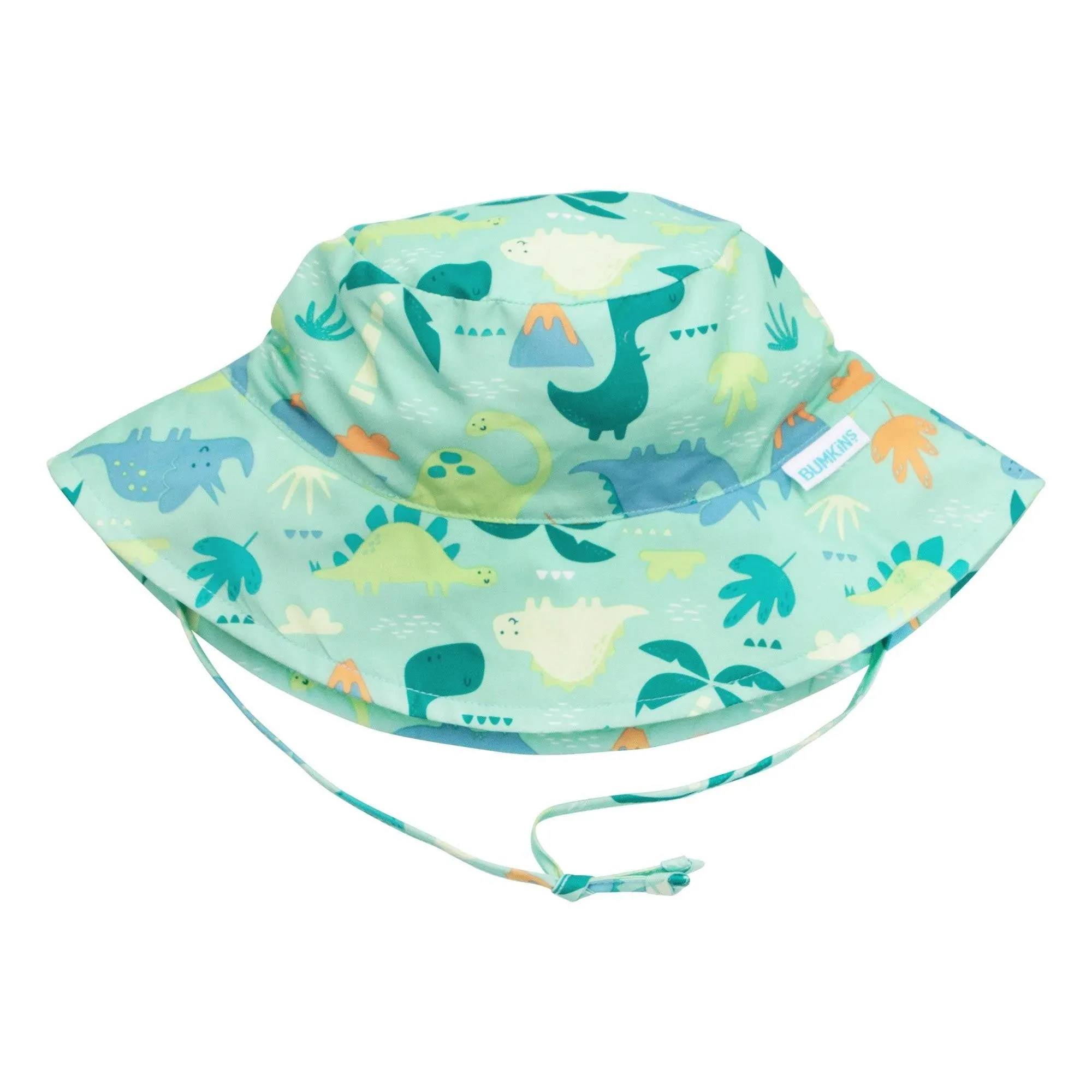 Sun Hat: Green Dinosaurs