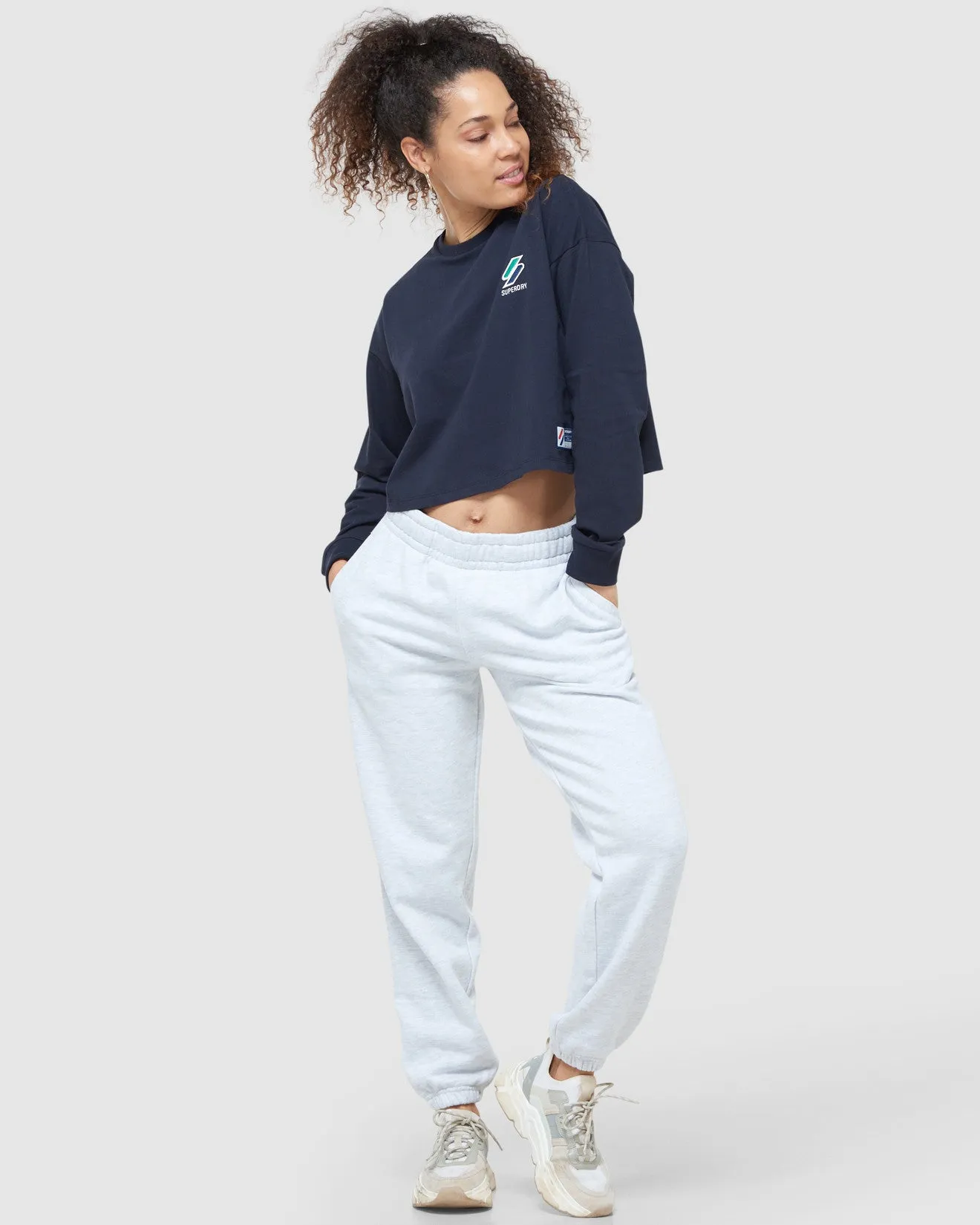 Superdry - Code Essential Jogger Ice Marle