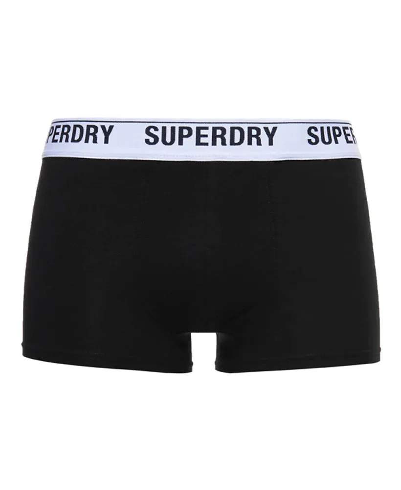 SUPERDRY - Multi Classic Trunk Triple Pack in Black/ Optic/Black