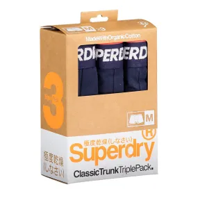 SUPERDRY - Multi Classic Trunk Triple Pack in Navy