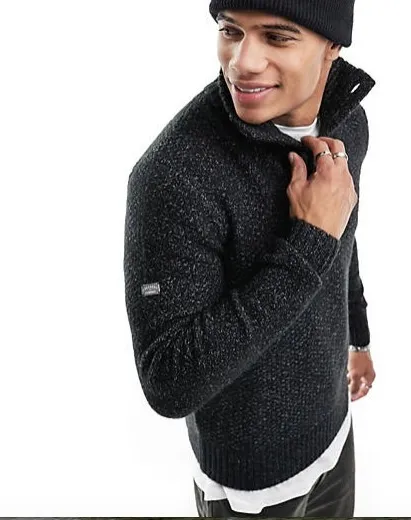 Superdry  |Street Style Plain Logo Sweaters