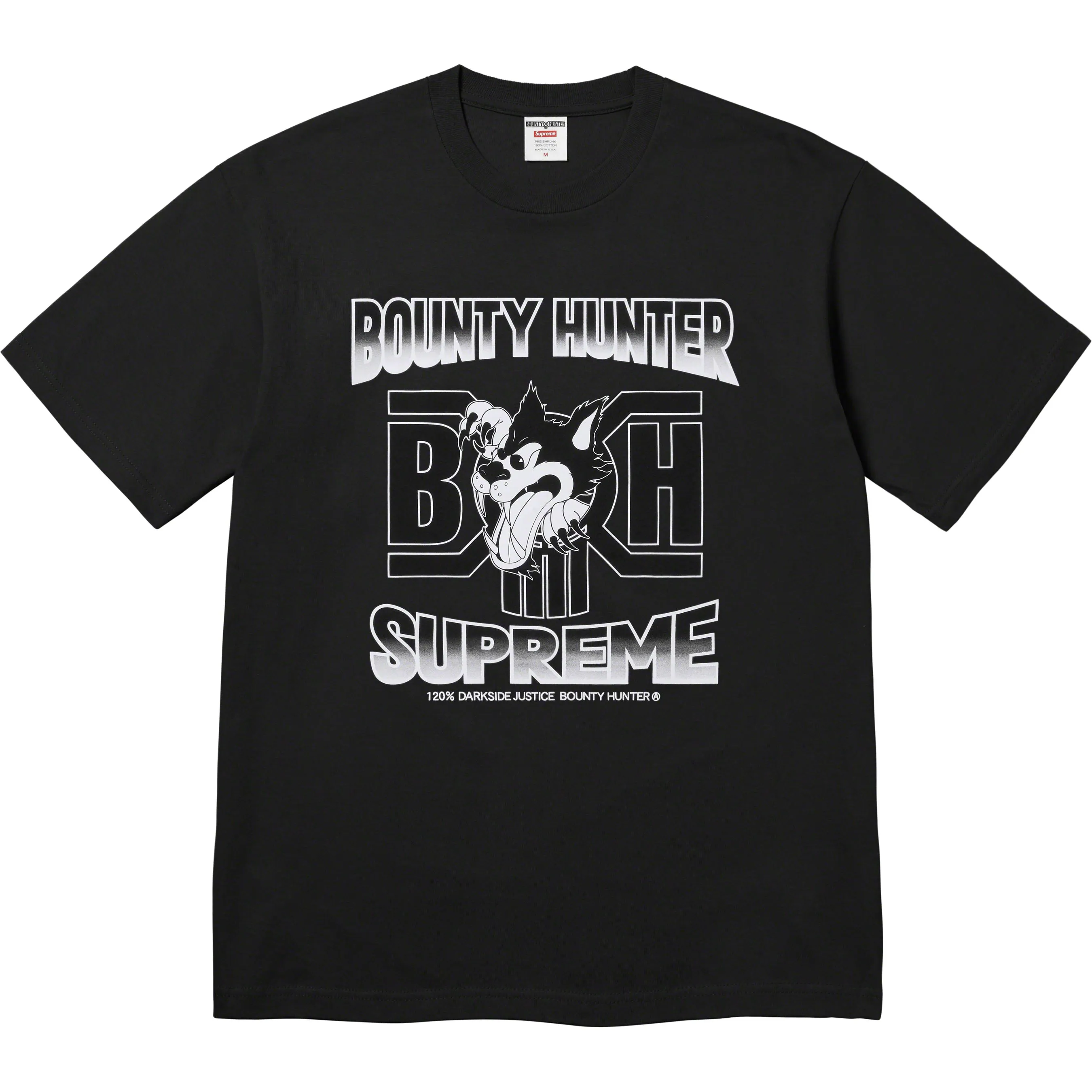 Supreme X Bounty Hunter Wolf Tee Black