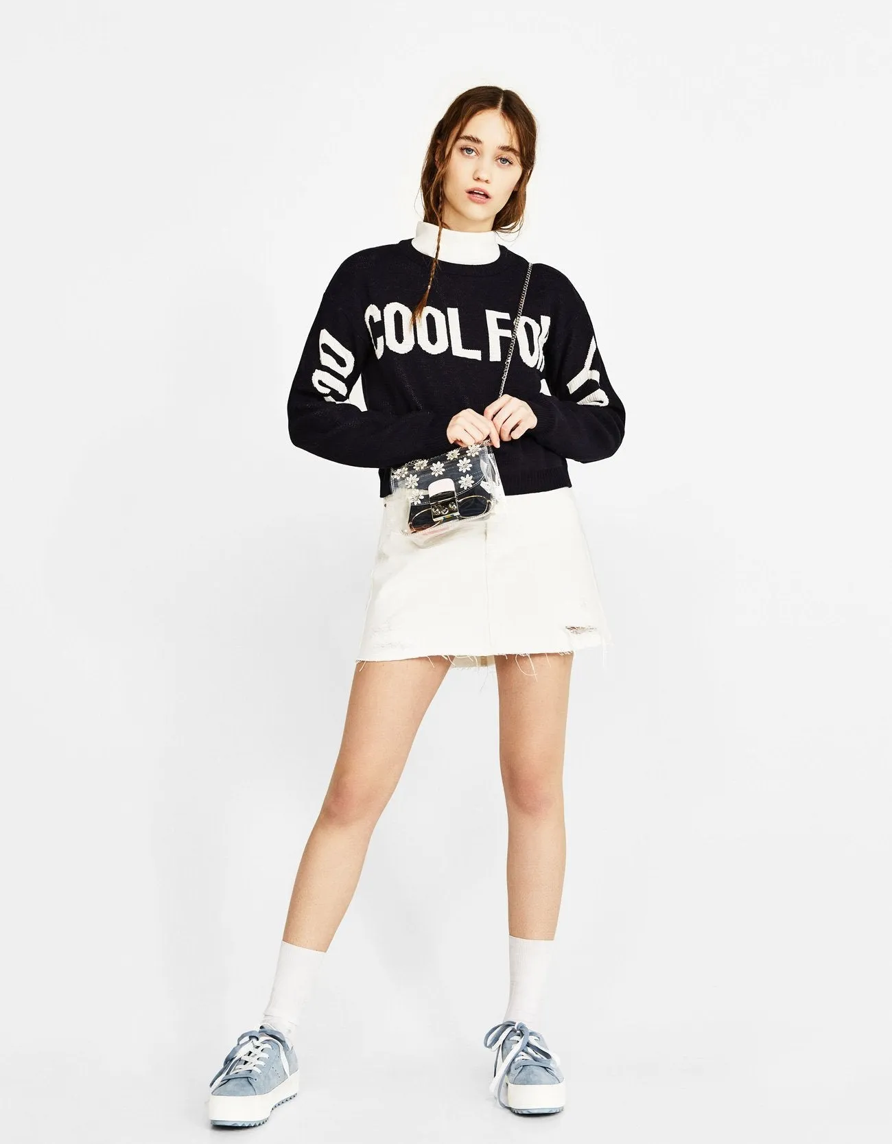 Sweater with slogan