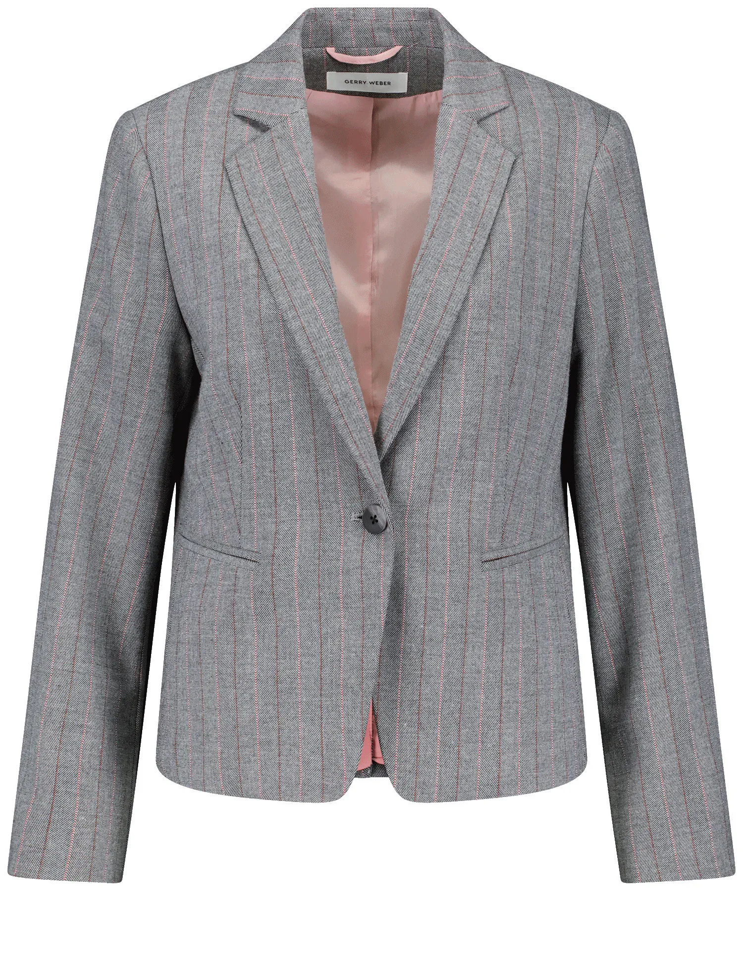 Tailored blazer with pinstripes