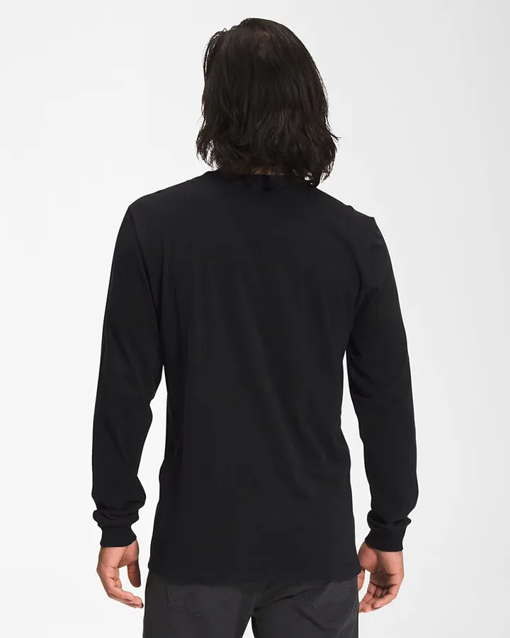 The North Face Men's L / S Half Dome Tee - TNF Black / TNF White