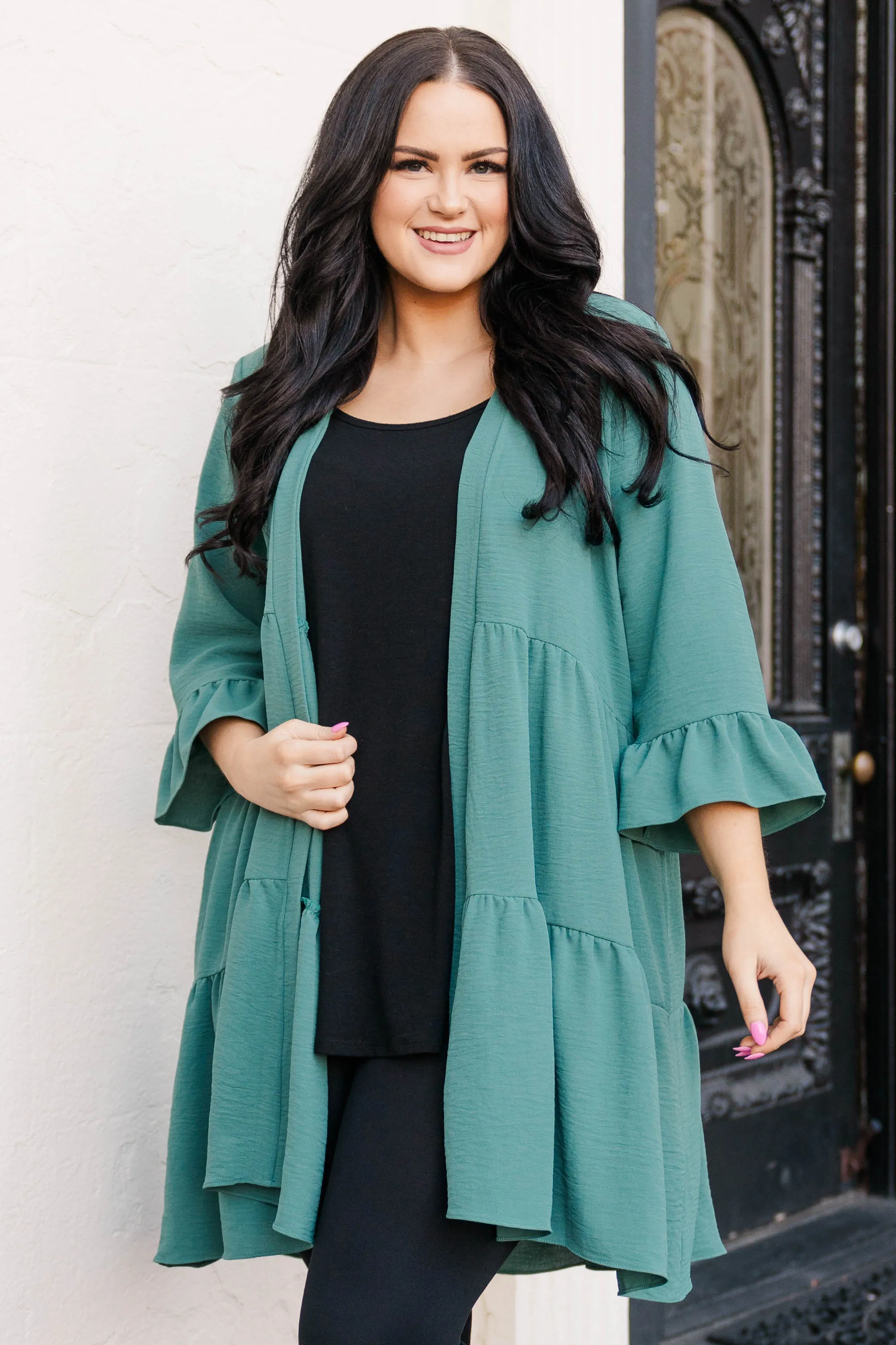 The Truth Is Cardigan, Forest Green