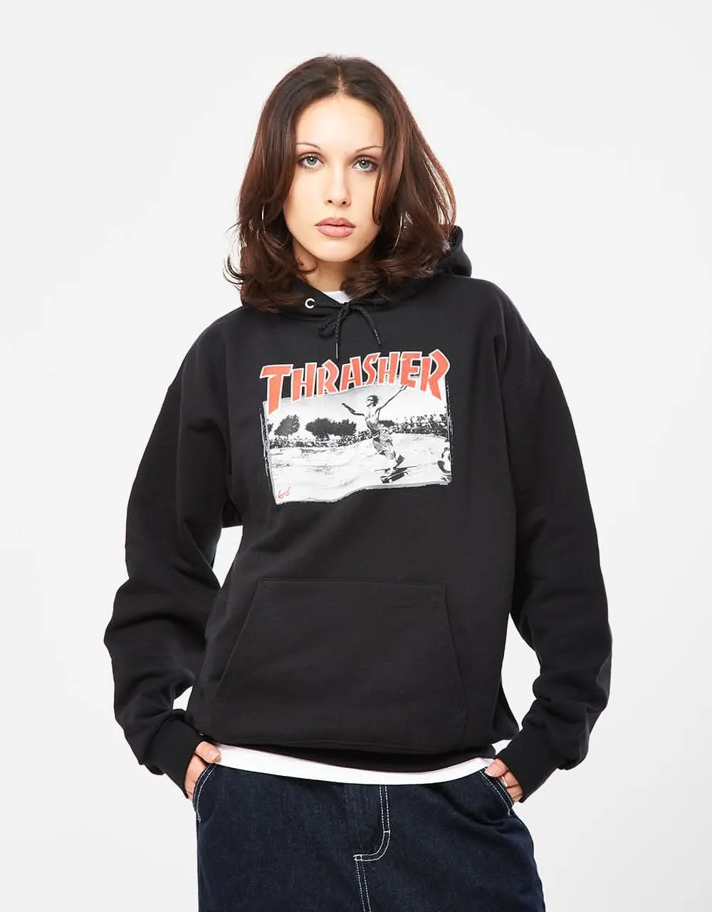 Thrasher Jake Dish Pullover Hoodie - Black