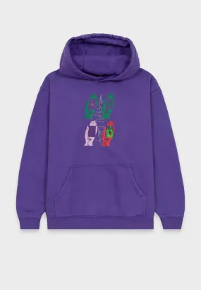 Throwing Hands Hoodie - purple