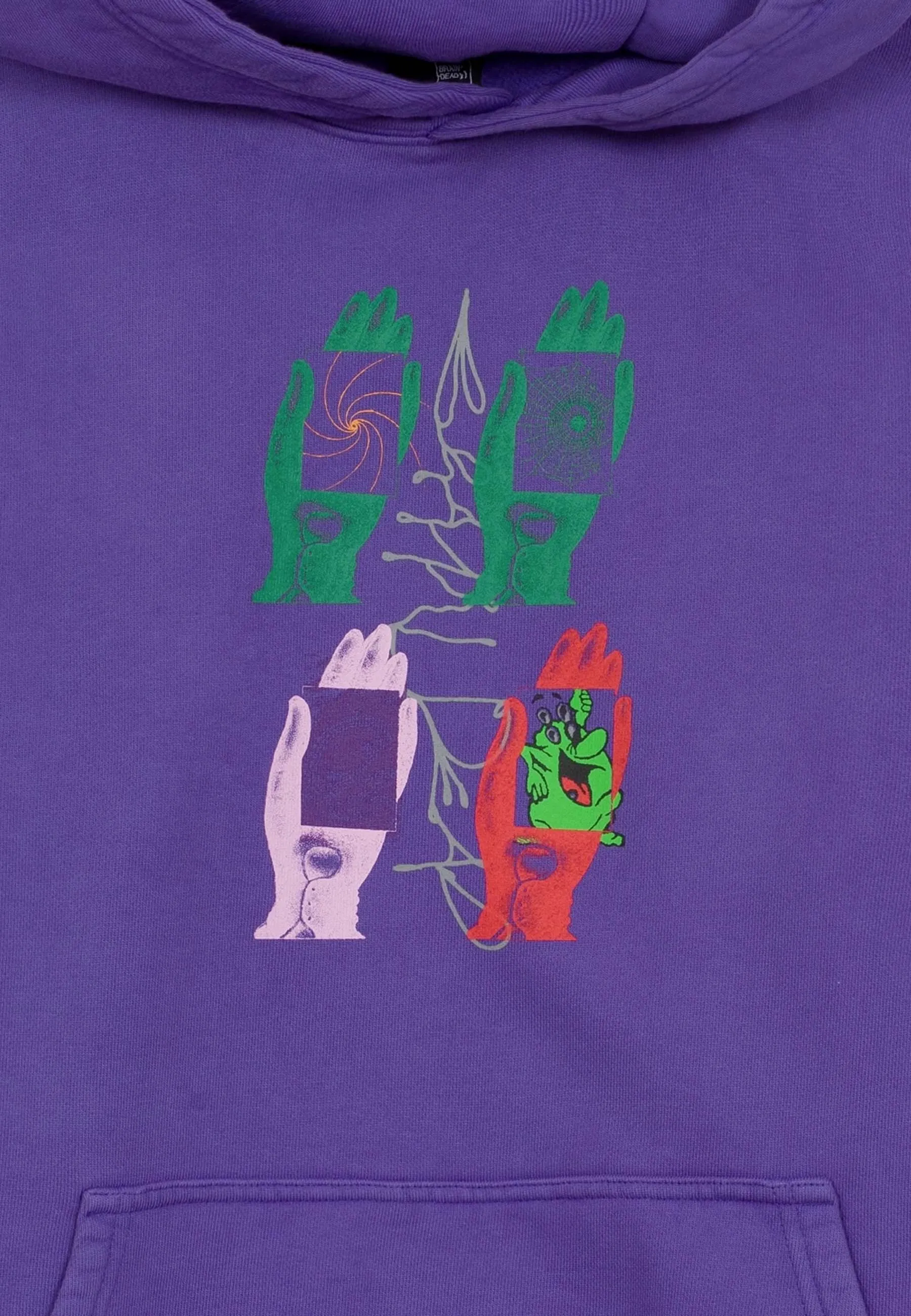 Throwing Hands Hoodie - purple