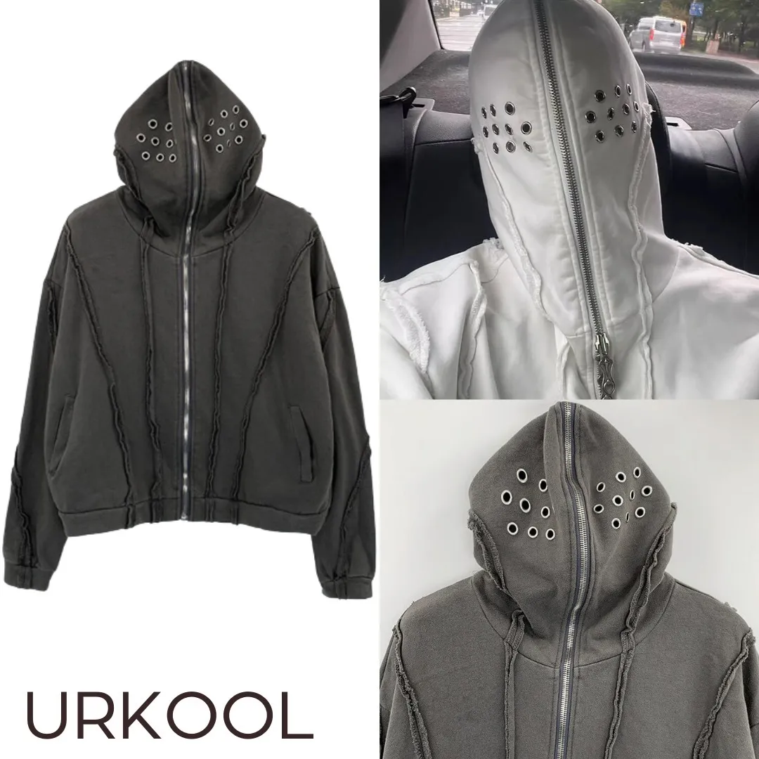 URKOOL  |Pullovers Unisex Blended Fabrics Street Style Long Sleeves