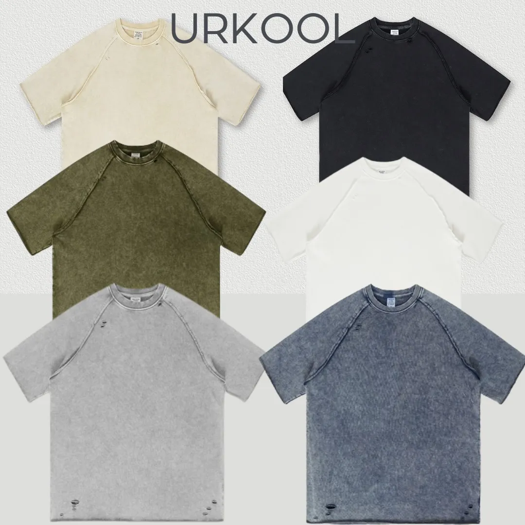 URKOOL  |Pullovers Unisex Street Style Tie-dye Plain Cotton