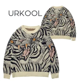 URKOOL  |Pullovers Unisex Street Style U-Neck Long Sleeves