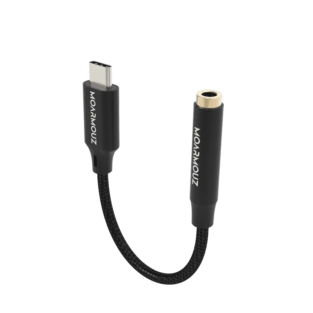 USB 3.1 Type-C to Digital 3.5mm Aux Adapter with DAC