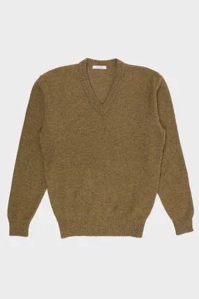 V-Neck Sweater - Dark Mustard