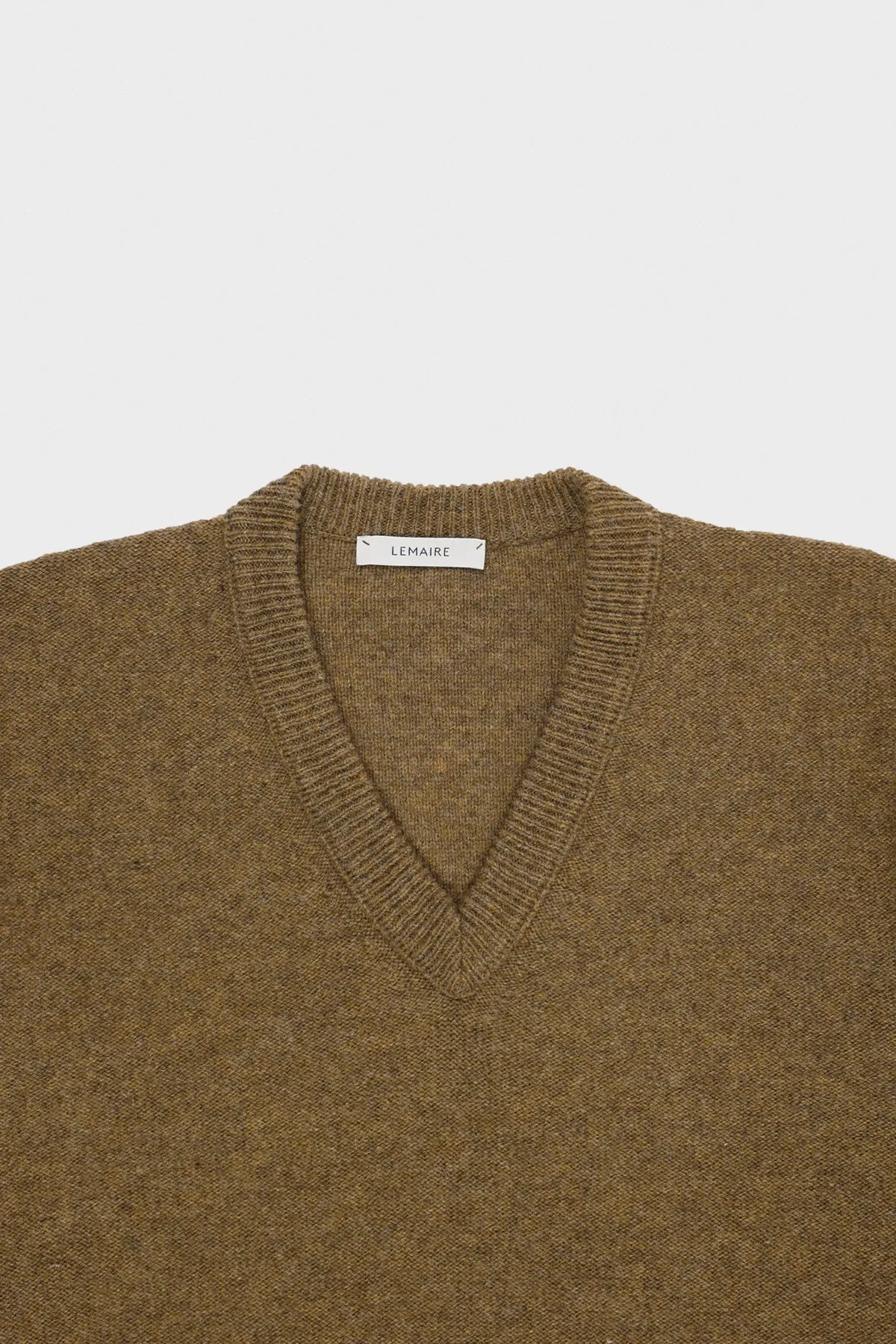 V-Neck Sweater - Dark Mustard