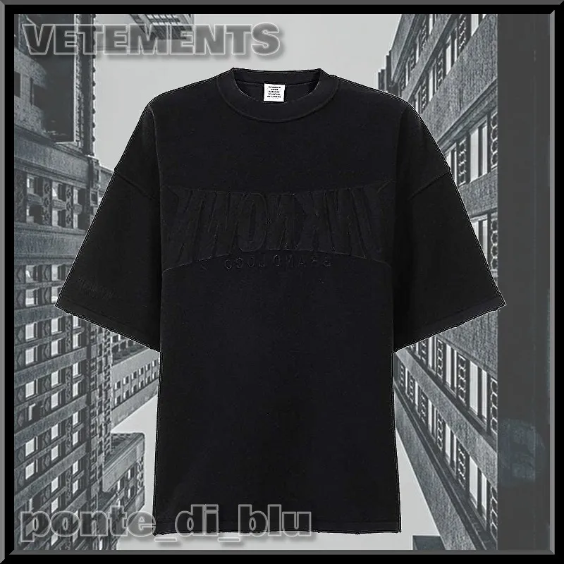 VETEMENTS  |Crew Neck Pullovers Unisex Street Style Plain Cotton