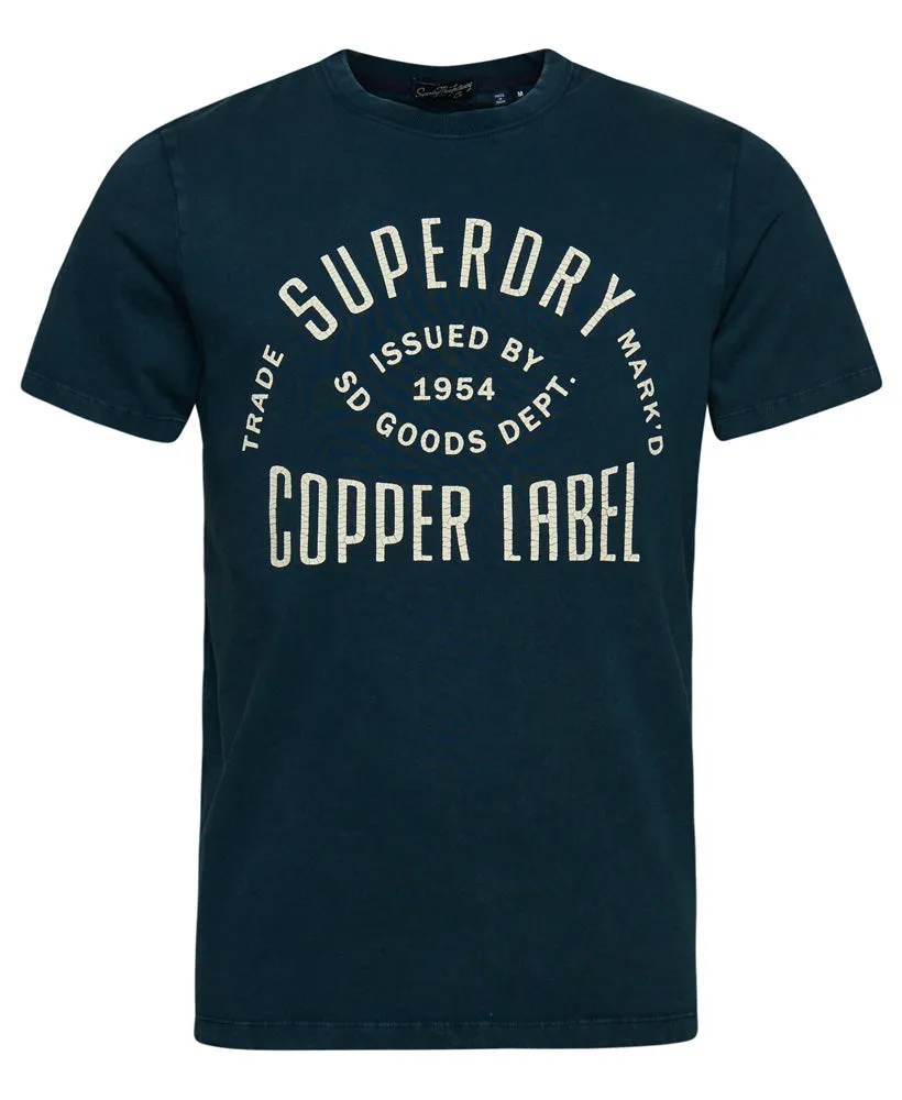 Vintage Copper Label T Shirt | Blue Bottle