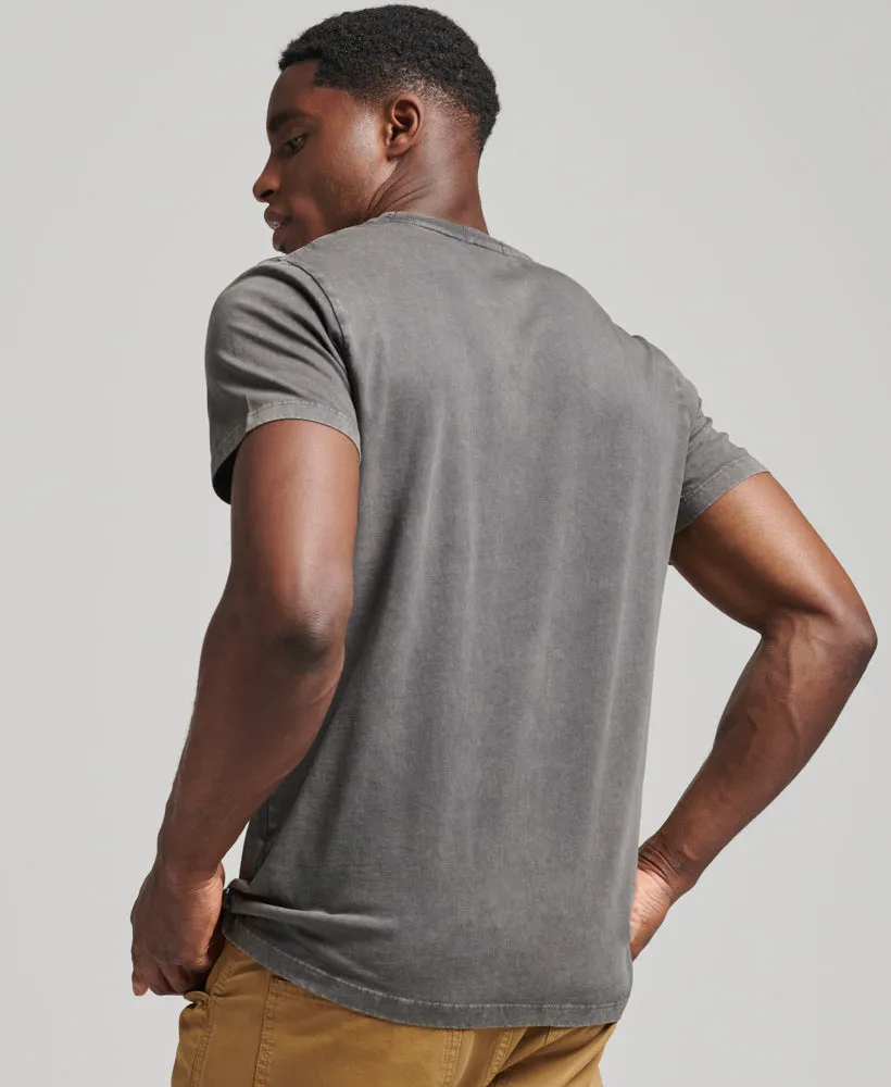 Vintage Copper Label T Shirt | Washed Black