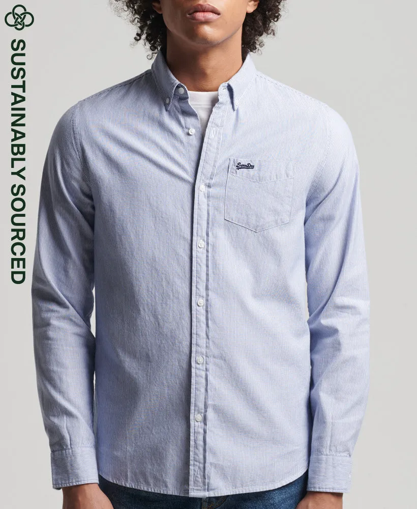 Vintage Oxford Shirt | Royal Ticking Stripe