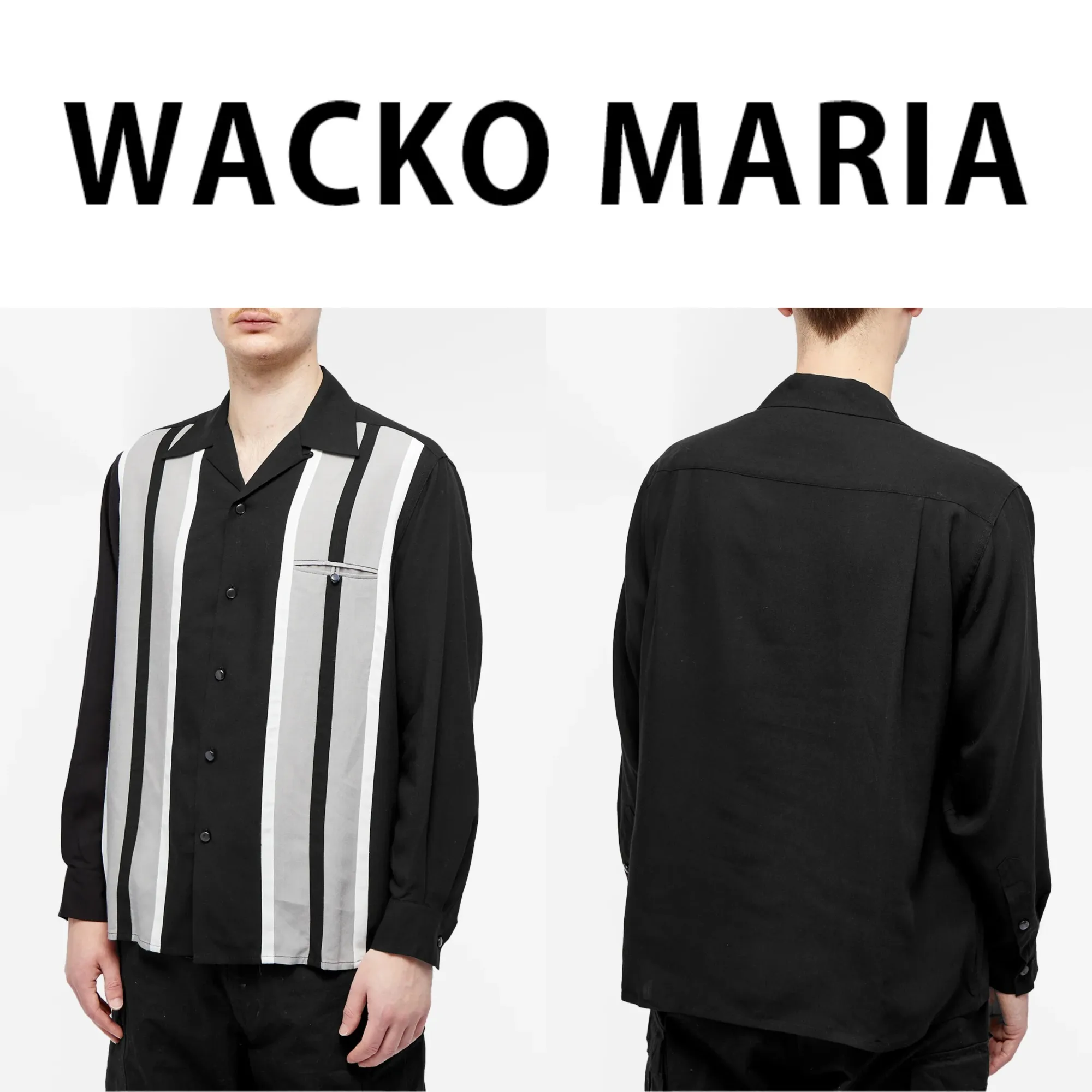 WACKO MARIA  |Unisex Long Sleeves Logo Shirts