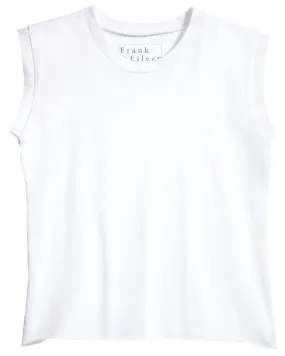 White Vintage Aiden Muscle Tee