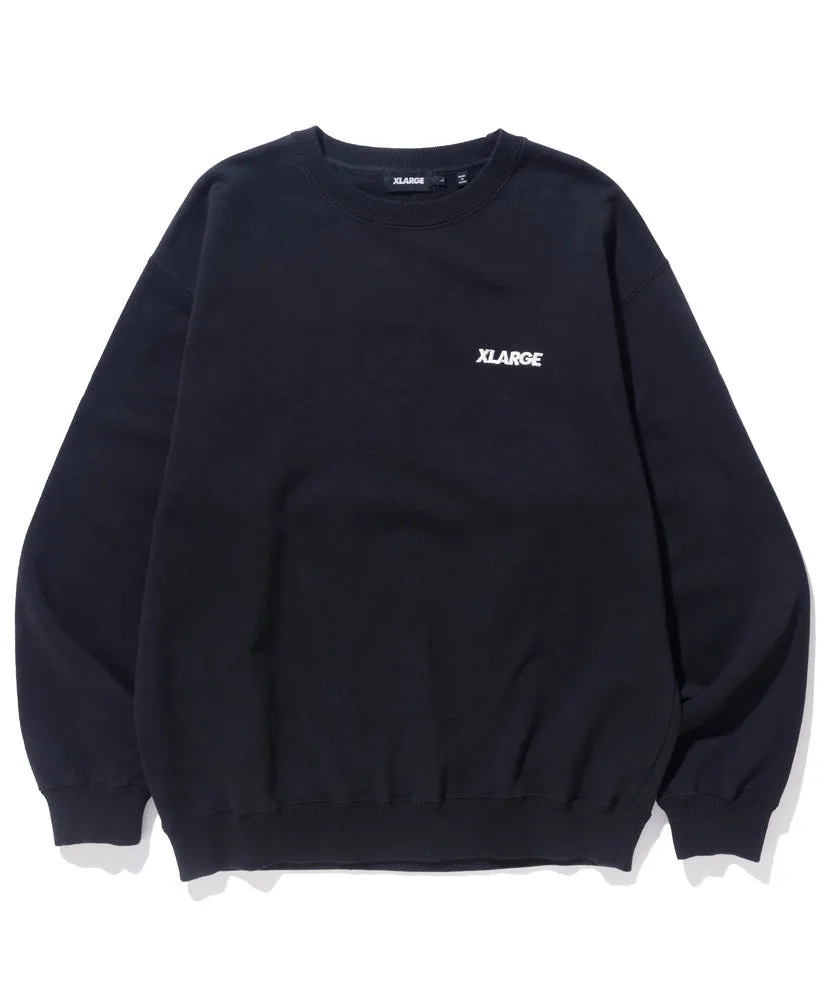 X-Large  |Crew Neck Pullovers Unisex Sweat Street Style Long Sleeves