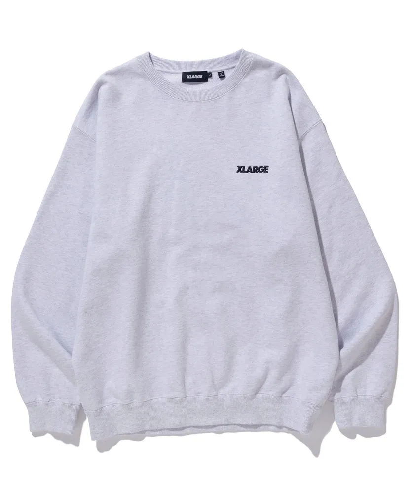 X-Large  |Crew Neck Pullovers Unisex Sweat Street Style Long Sleeves