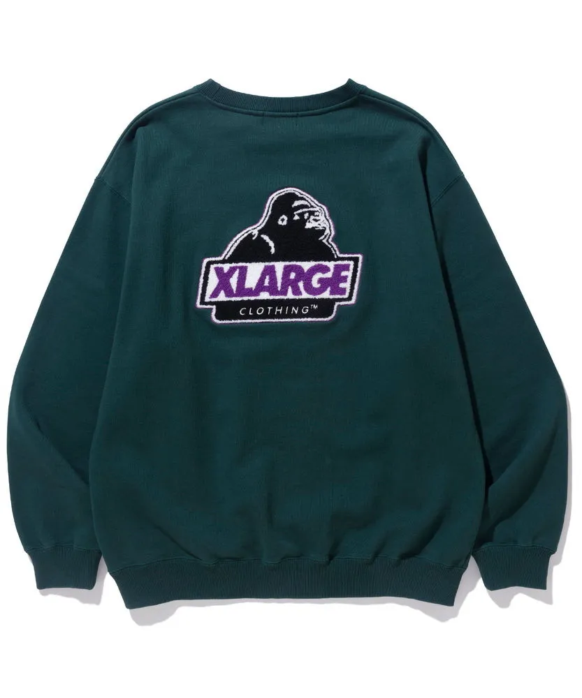 X-Large  |Crew Neck Pullovers Unisex Sweat Street Style Long Sleeves