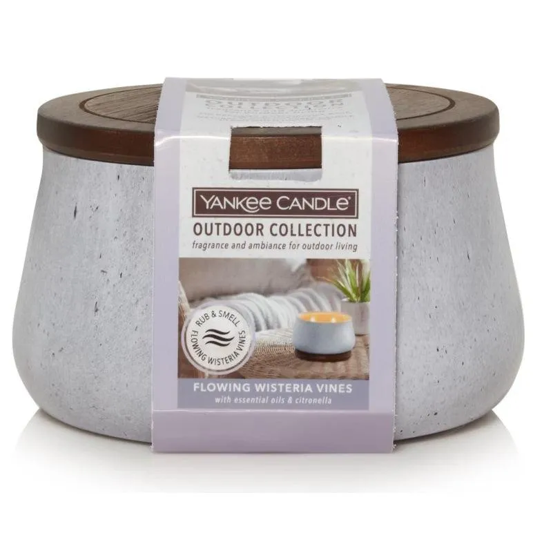 Yankee Candle Flowing Wisteria Vines Outdoor Large Jar 566g