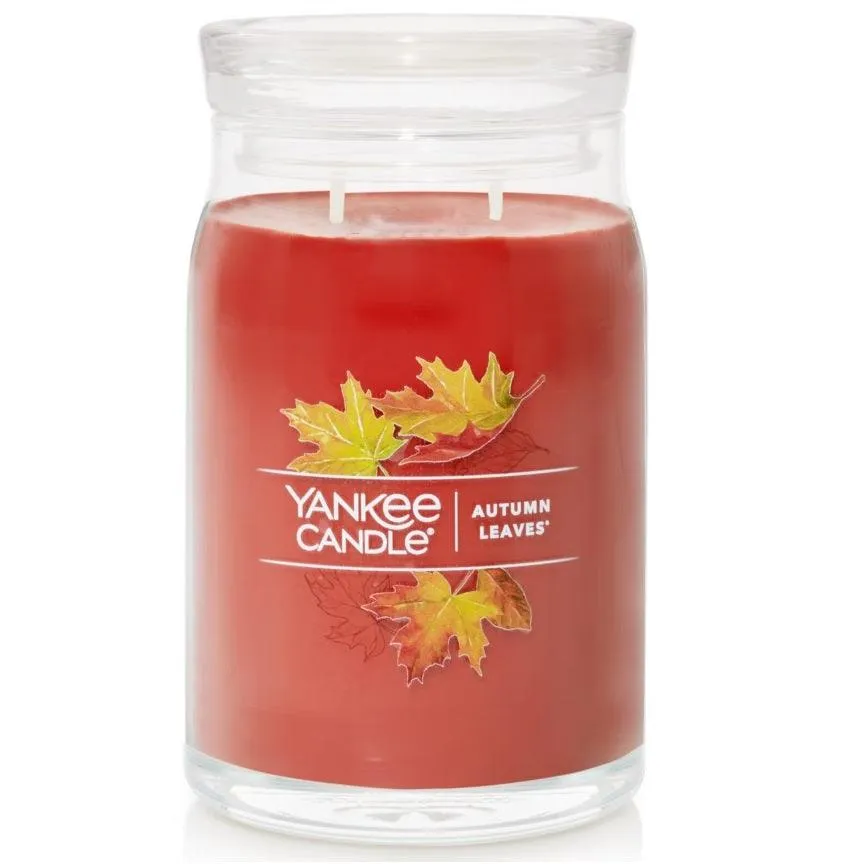 Yankee Candle Signature Autumn Leaves Large Jar 566g