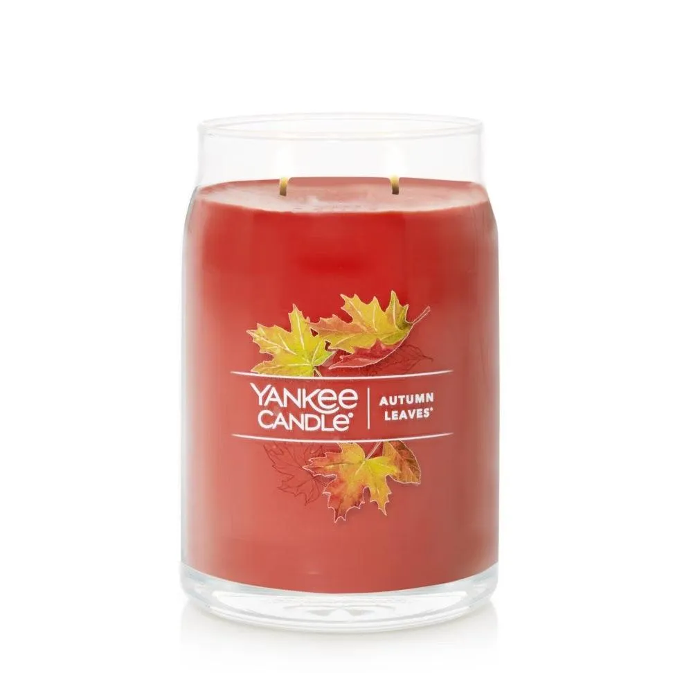 Yankee Candle Signature Autumn Leaves Large Jar 566g