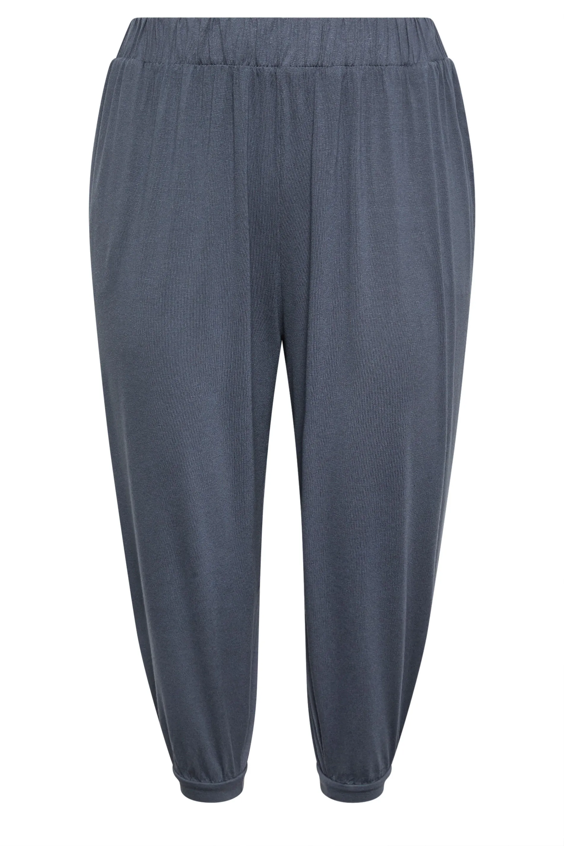 YOURS Curve Charcoal Grey Harem Trousers