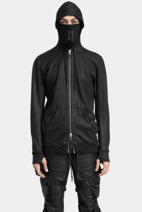 Z2B - Hooded zip up sweater, Coated